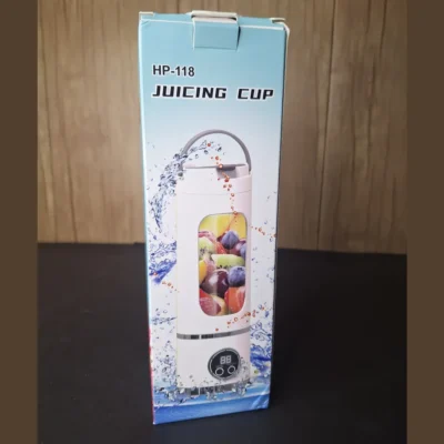 Portable Juicer Cup Box HP-118 Portable Juicer Cup – Compact 450ml Fresh Juice Maker