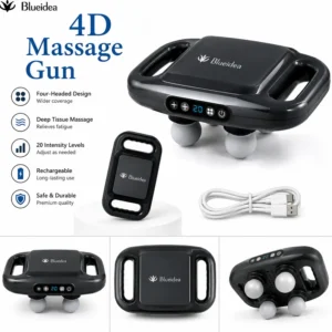 4D Massage Gun Blueidea 4-Head
