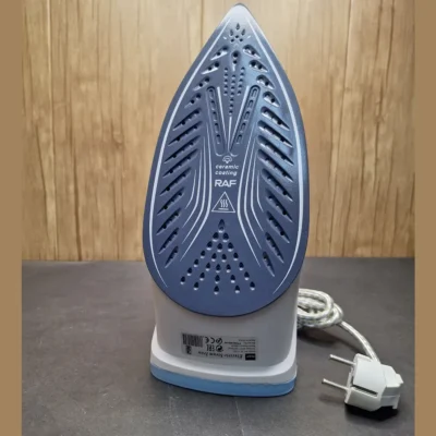 RAF Electric Steam Iron (2) RAF Electric Steam Iron – Ceramic Soleplate & Vertical Steam