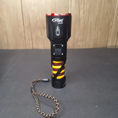 Rechargeable LED Flashlight (2) Powerful Rechargeable LED Flashlight | Waterproof Torch