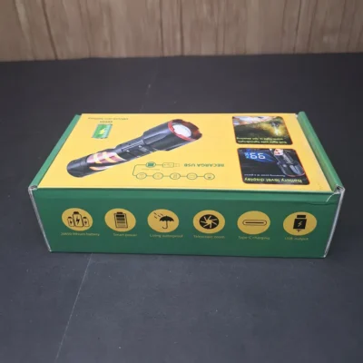 Rechargeable LED Flashlight Box Powerful Rechargeable LED Flashlight | Waterproof Torch