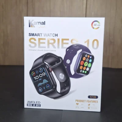 Smart Watch Series 10 Box Kamal Smart Watch Series 10 – AMOLED Display & IP68