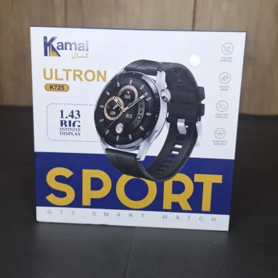Kamal K725 Sport Smart Watch – GT3 Ultron 1.43 Big Display