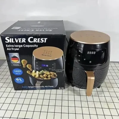 Superior Silver Crest Air Fryer – 6L 2400W LCD S-18