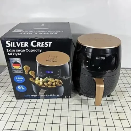 Superior Silver Crest Air Fryer – 6L 2400W LCD S-18 Superior Silver Crest Air Fryer – 6L 2400W LCD S-18