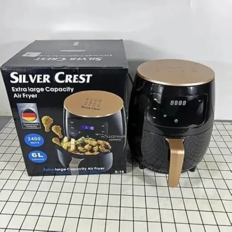 Superior Silver Crest Air Fryer 6L 2400W LCD S 18