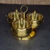 Xinhaobaiyi 9cm Stainless Steel Seasoning Tank Set