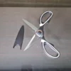 YM Kitchen Scissors Model 502 with Spring Lock and Special Steel Blade (2) Premium Stainless Steel Cutting Scissors