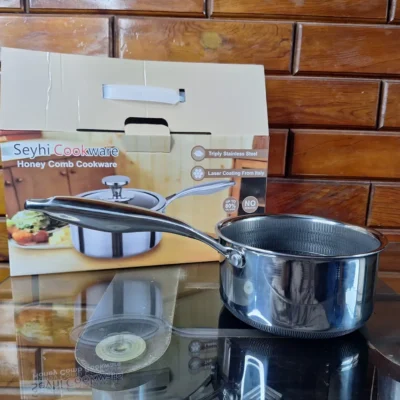 Honey Comb Coating Saucepan – Oil Saving Pick
