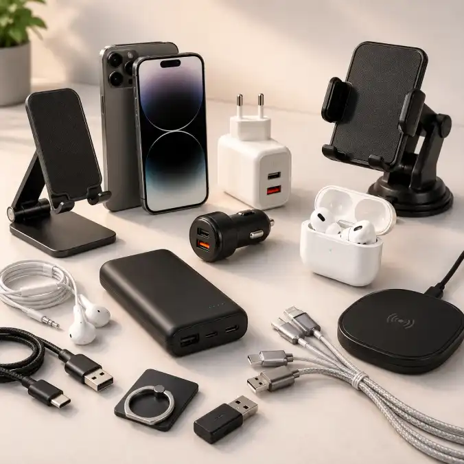 Mobile accessories category featured image - karkhano markets online
