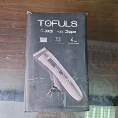 TOFULS Cordless Hair Clipper with Self-Sharpening