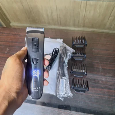 TOFULS G-9928 Professional Hair Clipper with Self-Sharpening Blade and 4 Precision Combs