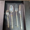 German 24-Piece Cutlery Set - Place Setting 24 piece German stainless steel cutlery set place setting in box