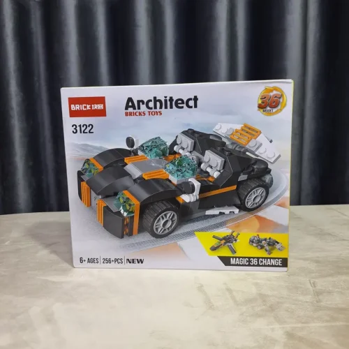 Architect Bricks 3122 - Box Front Architect Bricks Toys 3122 36-in-1 building block set box front