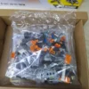 Close-up of Architect Bricks Toys 3122 building block pieces in bag