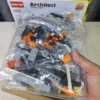 Hand holding Architect Bricks Toys 3122 parts bag