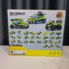 Architect Bricks Toys 3128 box back showing all 30 buildable models