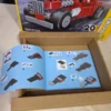 Decool 31010 - Parts Bag Close-up of Decool 31010 building block pieces in sealed bag