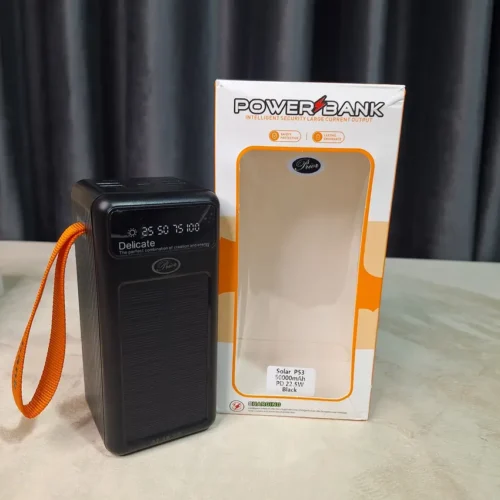Prior Solar P53 50000mAh Power Bank Prior Solar P53 50000mAh power bank with solar panel and retail box
