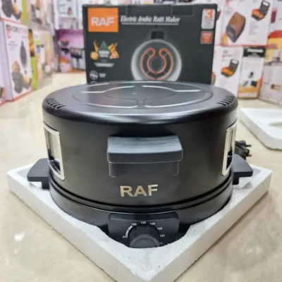 RAF Electric Arabic Rotti Maker 1800W black domed unit
