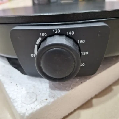 RAF Electric Arabic Rotti Maker stepless temperature control dial 100 to 240 degrees