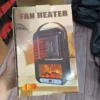 Fan Heater retail box front with rapid heating badge