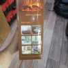 Fan heater box panel showing bedroom, bathroom, and office use cases
