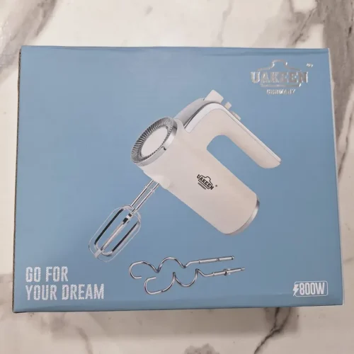 Uakeen ZL-2303 - Retail Box Front Uakeen ZL-2303 800W hand mixer retail box front