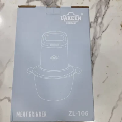 Uakeen ZL-106 - Retail Box Front Uakeen ZL-106 electric meat grinder retail box front