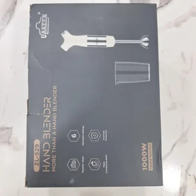 Uakeen ZL-529 hand blender box back specifications
