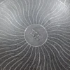 Tava - Wooden Handle 34cm - Laser-Etched Surface Detail Lazer coated tava laser-etched non-stick surface texture close-up