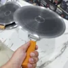 Tava - Wooden Handle 38cm - Full View Lazer coated tava wooden handle 38cm full view