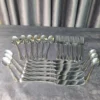 Angled view of full Alomi cutlery set arrangement
