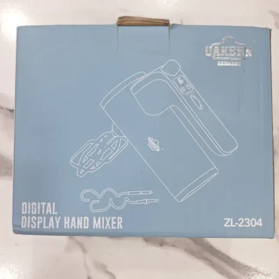 Uakeen ZL-2304 digital hand mixer box front illustration