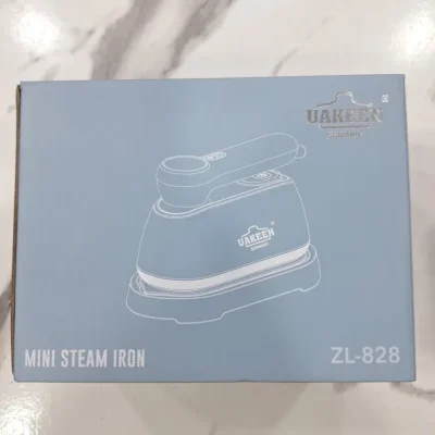 Uakeen ZL-828 - Box Isometric Illustration Uakeen ZL-828 mini steam iron box isometric line art