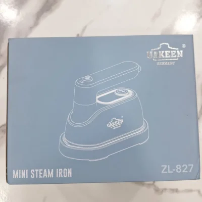 Uakeen ZL-827 - Box Isometric Illustration Uakeen ZL-827 mini steam iron box isometric render