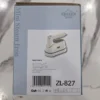 Uakeen ZL-827 - Box Back Barcode Panel Uakeen ZL-827 mini steam iron box back panel with barcode and specs