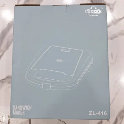 Uakeen ZL-416 - Retail Box Front Uakeen ZL-416 sandwich maker retail box front