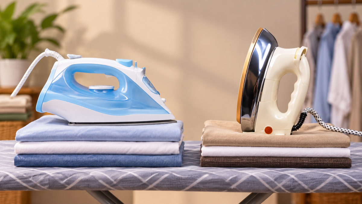 Featured image for Steam Iron vs Dry Iron — Which is Better for Pakistan’s Fabrics in 2026?