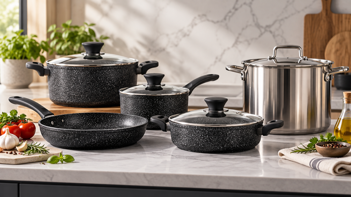 Featured image for Uakeen Cookware in Pakistan — Granite & Stainless Steel Sets Guide (2026)