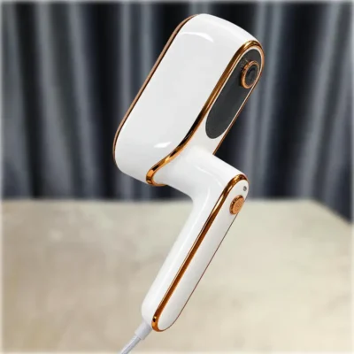 Uakeen ZL-227 folding travel iron rose gold product render