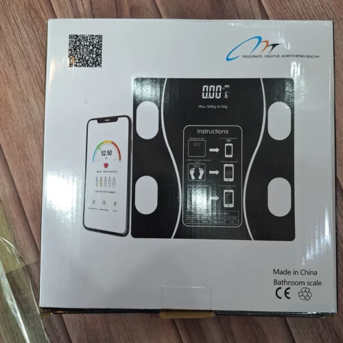 CM Bluetooth Body Fat Scale - Retail Box Back Features CM Bluetooth Body Fat Scale - Retail Box Back Features