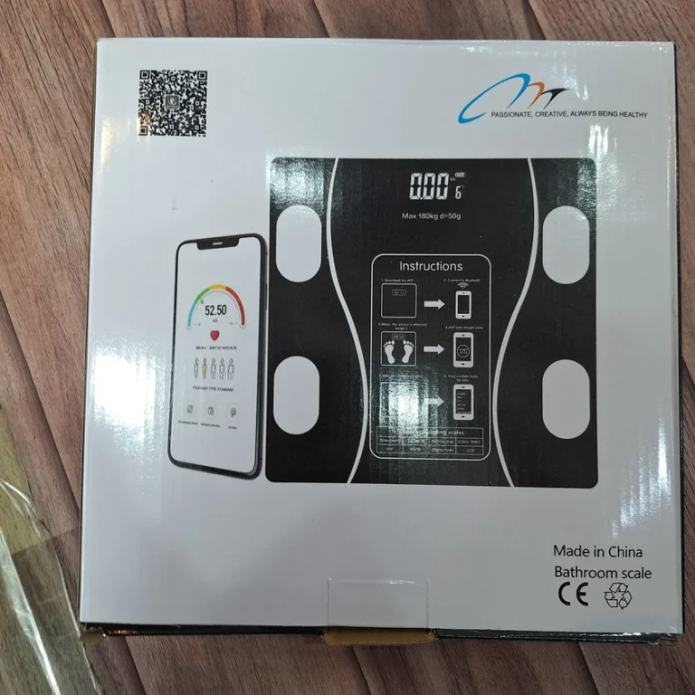 CM Bluetooth Body Fat Scale - Retail Box Back Features