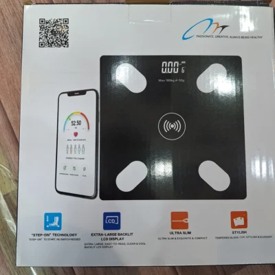 CM Bluetooth Body Fat Scale - Retail Box Feature Icons