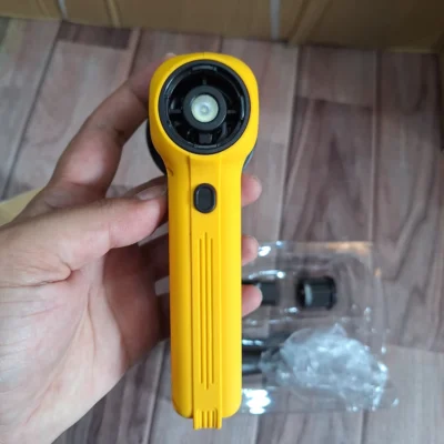F040 Vacuum Cleaner - Yellow Variant Side View