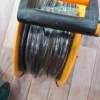 Heavy Duty Extension Cable Reel - Cable Spool Side View Heavy Duty Extension Cable Reel - Cable Spool Side View