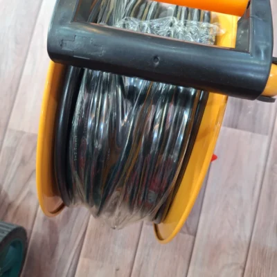 Heavy Duty Extension Cable Reel - Cable Spool Side View Heavy Duty Extension Cable Reel - Cable Spool Side View