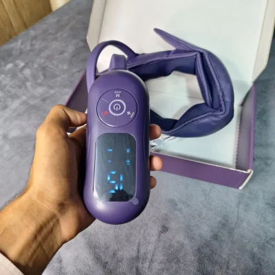 MDHL Head Airbag Massage Instrument - Control Panel Close Up MDHL Head Airbag Massage Instrument - Control Panel Close Up