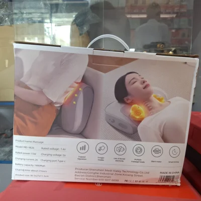 MDHL MD-9826 Massage Pillow - Retail Box Back Specifications MDHL MD-9826 Massage Pillow - Retail Box Back Specifications