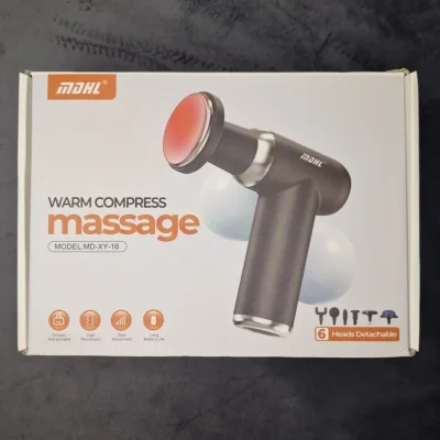 MDHL MD-XY-16 Massage Gun - Retail Box Front MDHL MD-XY-16 Massage Gun - Retail Box Front